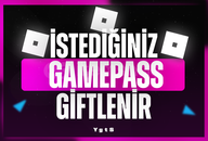 ⭐İstediğiniz Gamepass Giftlenir
