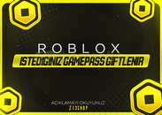 İSTEDİĞİNİZ GAMEPASS GİFTLENİR! İSTEDİĞİNİZ GAMEPASS GİFTLENİR!