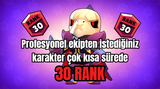 İstediğiniz karakter 30 rank kısa sürede!