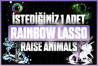⭐ İstediğiniz Rainbow Lasso | Raise Animals