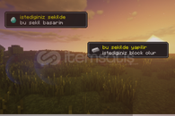 ⭐İSTEDİĞİNİZ ŞEKİL MİNECRAFT BAŞARIM TABLOSU ⭐İSTEDİĞİNİZ ŞEKİL MİNECRAFT BAŞARIM TABLOSU