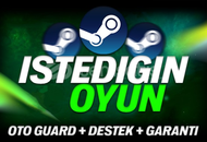 İSTEDİGİNİZ STEAM OYUNU HESABA AKTARILIR