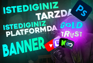 İSTEDİĞİNİZ TARZ VE PLATFORM İÇİN BANNER İSTEDİĞİNİZ TARZ VE PLATFORM İÇİN BANNER