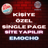 İSTEDİĞİNİZ TARZDA SİNGLE PAGE WEB SİTE YAPILIR