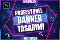 İSTEDİĞİNİZ TASARIMDA BANNER YAPILIR 59.90 TL
