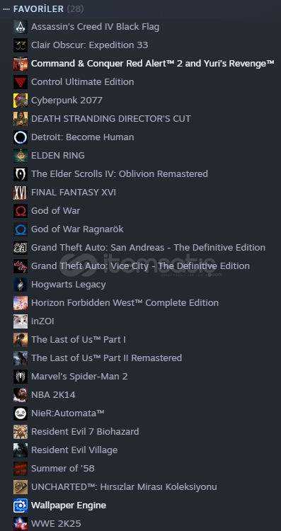 STEAM İSTEDİĞİNİZ OYUNLAR STEAM İSTEDİĞİNİZ OYUNLAR