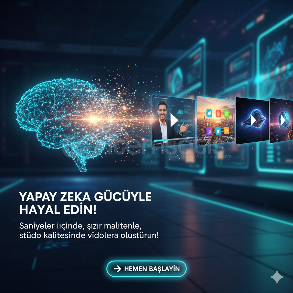 İstediğiniz türde yapay zekayla üretilen video İstediğiniz türde yapay zekayla üretilen video