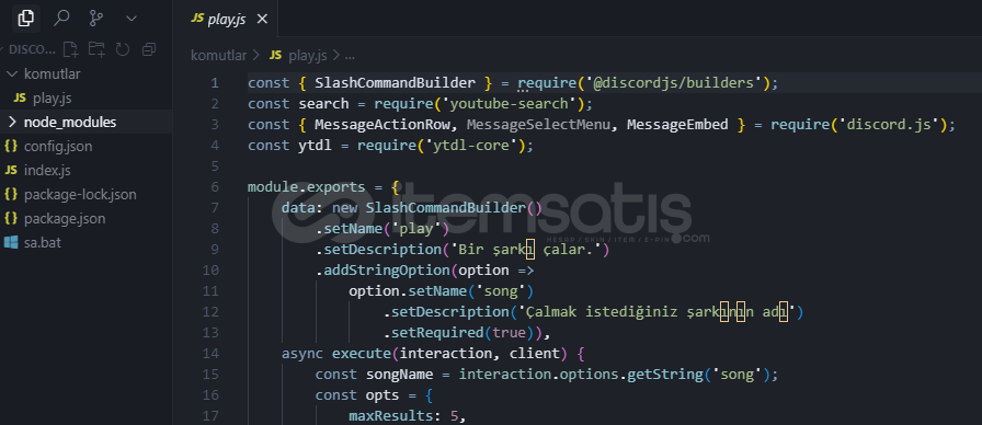 İsteğe özel Discord botu İsteğe özel Discord botu