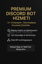 İsteğe Özel Discord Botu Yapılır & Tasarlanır