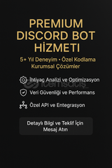 İsteğe Özel Discord Botu Yapılır & Tasarlanır