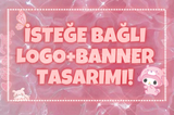 İSTEĞE ÖZEL LOGO+BANNER TASARIMI!