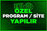 ⭐İsteğe özel Site / Program Yapılır! ⭐