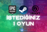 İstediğiniz 1 Oyun - OTO KOD TESLİMAT
