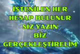 ❤️ İSTENİLEN TARZDA HESAP BULUNUR ❤️