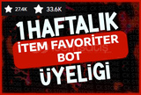 ⭐İtem Favoriter Bot (1 Haftalık)⭐