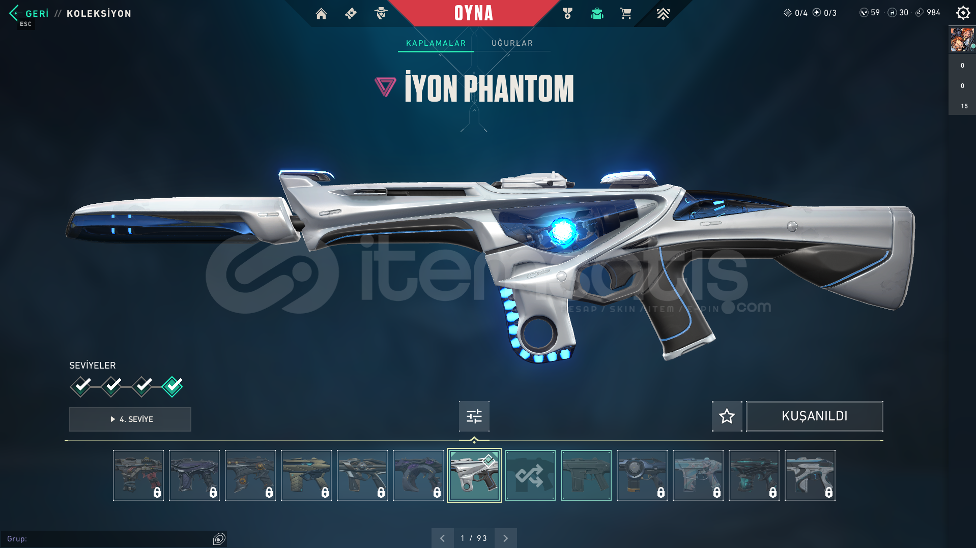 İYON PHANTOM MAİLLİ TR HESAP İYON PHANTOM MAİLLİ TR HESAP