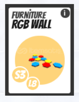 (JAIL BREAK) [FURNITURE] RGB WALL