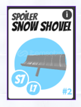 (JAIL BREAK) [SPOILER] SNOW SHOVEL