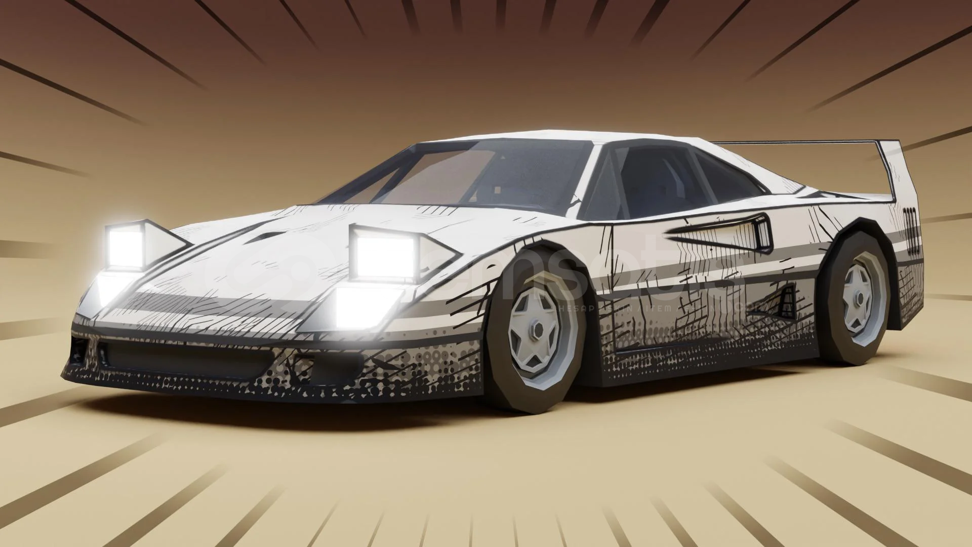 Jailbreak Manga Texture (Desen) Jailbreak Manga Texture (Desen)