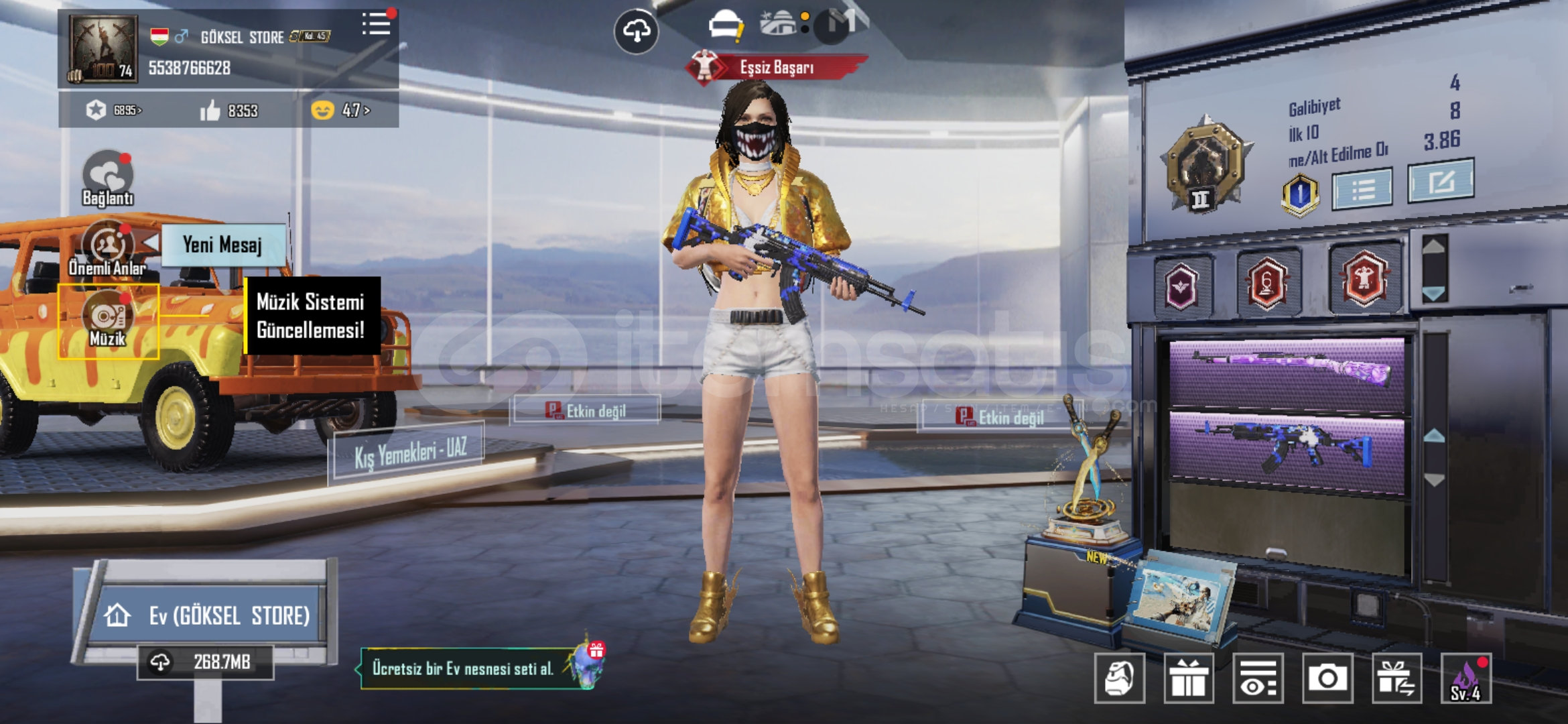 JANTİ SETLİ PUBG MOBİLE HESAP JANTİ SETLİ PUBG MOBİLE HESAP