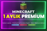 [ Java/Bedrock ✅ ] 1 Aylık Minecraft Premium