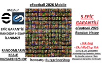[5 EPİC GARANTİLİ] eFootball 2025 RANDOM HESAP!!