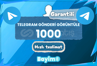 TELEGRAM 1.000 KİŞİ GÖNDERİ GÖRÜNTÜLEME + GÖNDERİ TEPKİLERİ