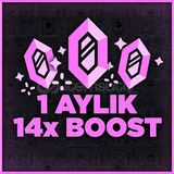 ⭐5DK'DA TESLİM⭐ 1 AYLIK 14x BOOST | GARANTİLİ