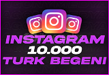 (Jet Hızında) Instagram 10.000 Türk Beğeni