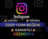 (Jet Hızında) Instagram 2000 Türk Beğeni