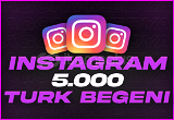 (Jet Hızında) Instagram 5000 Türk Beğeni