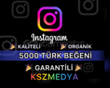 (Jet Hızında) Instagram 5000 Türk Begeni