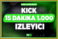 ✨[JET HIZINDA] KİCK 15 DAKİKA 1.000 İZLEYİCİ ✨