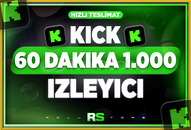 ✨[JET HIZINDA] KİCK 60 DAKİKA 1.000 İZLEYİCİ ✨