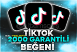 ⭐Jet Hızında⭐Tiktok 2.000 Gerçek Beğeni✅