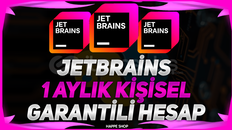 JetBrains 1 aylık Hesap | Garantili