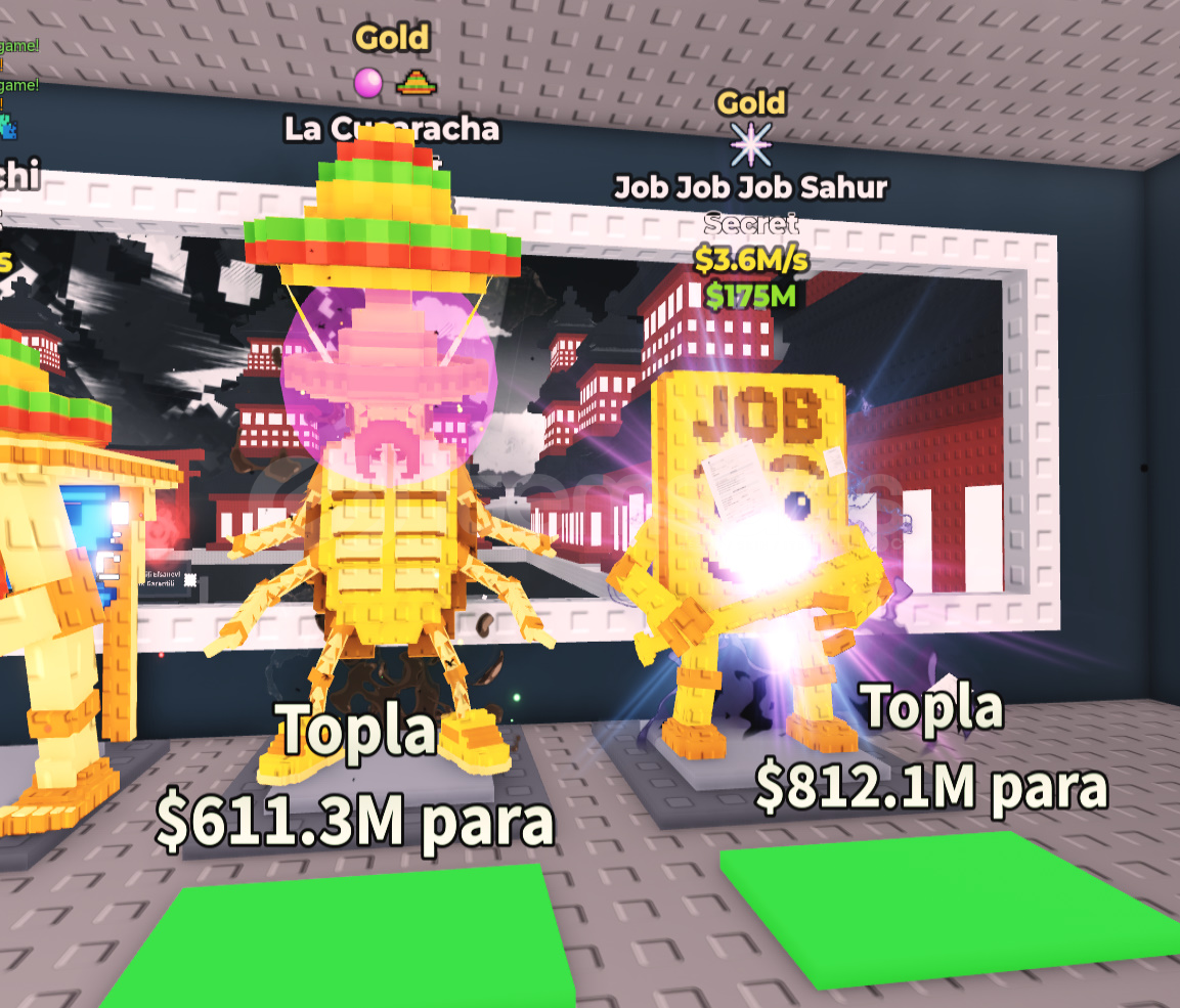 Job Sahur x La Cucaracha *Gold* Job Sahur x La Cucaracha *Gold*