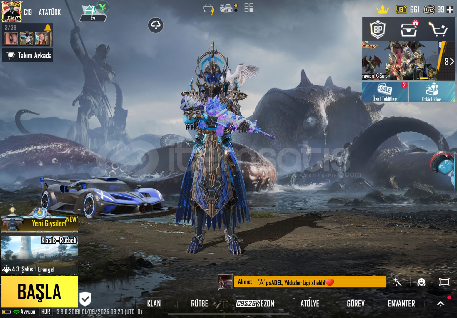 BABA HESAP POSEIDON MAX 8XSUIT 3ARABA 145DESTAN BABA HESAP POSEIDON MAX 8XSUIT 3ARABA 145DESTAN