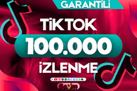 TİKTOK 100.000 GÖRÜNTÜLEME / ÖMÜR BOYU GARANTİLİ