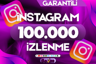 INSTAGRAM 100.000 REELS & VİDEO GÖRÜNTÜLENME / GARANTİLİ