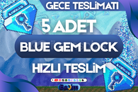 5 ADET BLUE GEM LOCK (BGL) / HIZLI TESLİM (14.00-06.00 AKTİF