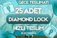 25 ADET DIAMOND LOCK (DL) / HIZLI TESLİM (14.00-06.00 AKTİF)