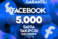 FACEBOOK 5.000 SAYFA & PROFİL TAKİPÇİ / GARANTİLİ