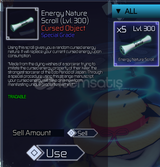 Jujutsu Infinite Energy Nature Scroll