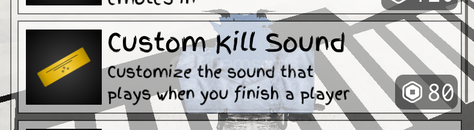 ⭐Jujutsu Shenanigans Custom Kill Sound⭐