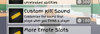 ⭐Jujutsu Shenanigans Custom Kill Sound⭐