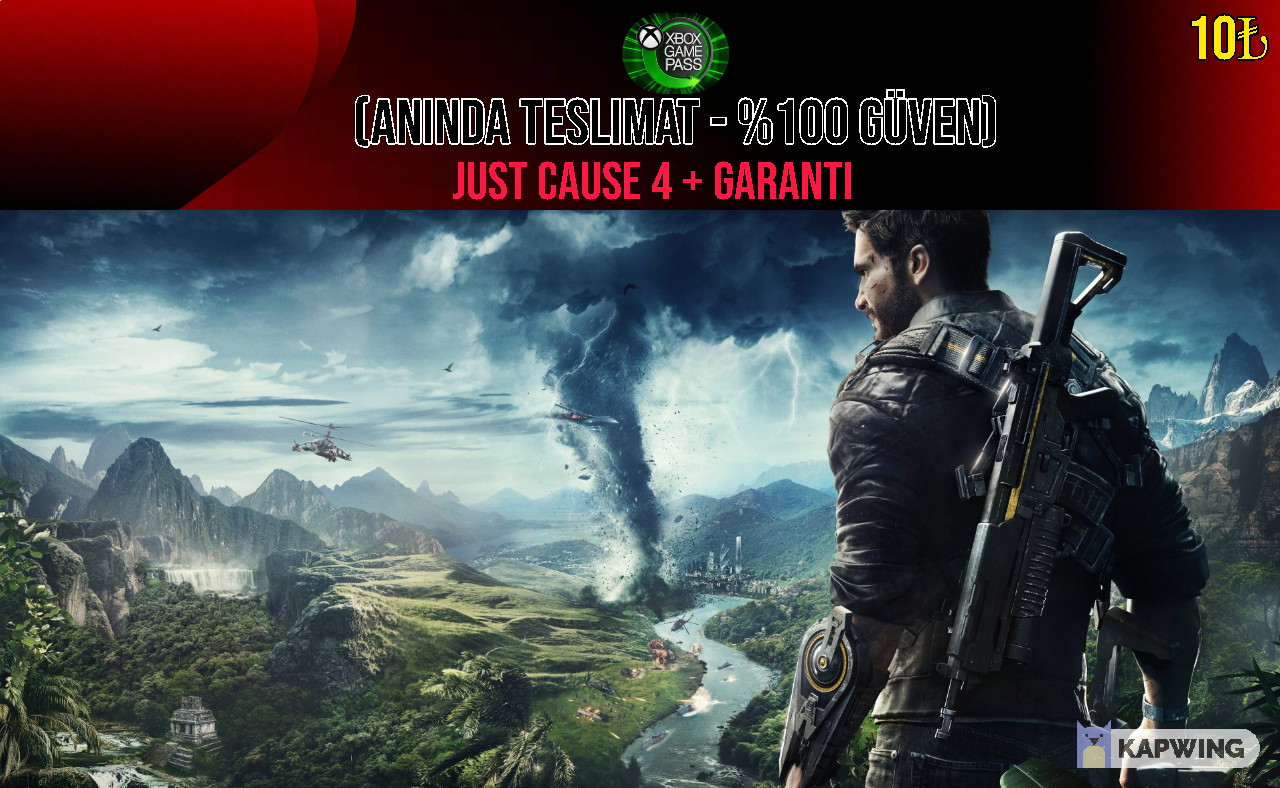 JUST CAUSE 4 + GARANTİ JUST CAUSE 4 + GARANTİ