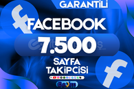 FACEBOOK 7.500 SAYFA & PROFİL TAKİPÇİ / GARANTİLİ