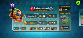 KAFA TOPU 2 100+ GÜÇ HESAP 50+ SEVİYE 10 MİLYON 