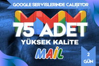 75 ADET MAİL — GOOGLE ONAYLI — WORKSPACE / ÖMÜR 2 GÜN